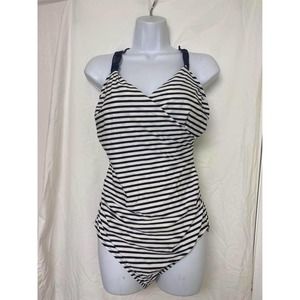 Women’s one piece bathing suit. Size large